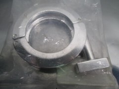 CLAMP, FLANGE, QF40-150-MC, ALUMINUM QF40, MACH.,1.5″, NW40 KF40, 105360