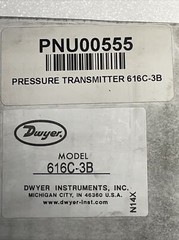 NEW! DWYER 616C-3B Pressure Transmitter_1.5-0-1.5_#MULTIPLE IN STOCK_FAST SHIP!