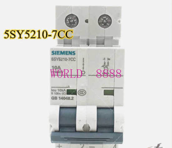 1PCS SIEMENS 5SY5210-7CC DC10A DC Miniature Circuit Breaker MCB 2P 10A