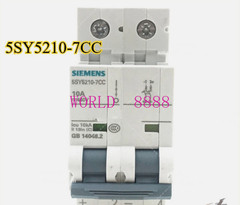 1PCS SIEMENS 5SY5210-7CC DC10A DC Miniature Circuit Breaker MCB 2P 10A
