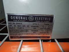GE DH461R 30A 3ph 4W 600V FUSIBLE BUS PLUG