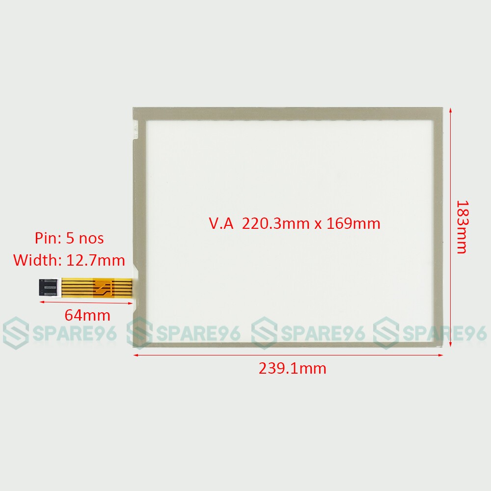 ONE . For CNH AFS pro 700 Intelliview IV Color Touch screen glass panel @106