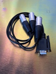 Lot of 8 DB9F TO 3 XLR Patch Cable for TT1260/80/85/90 S12667-540
