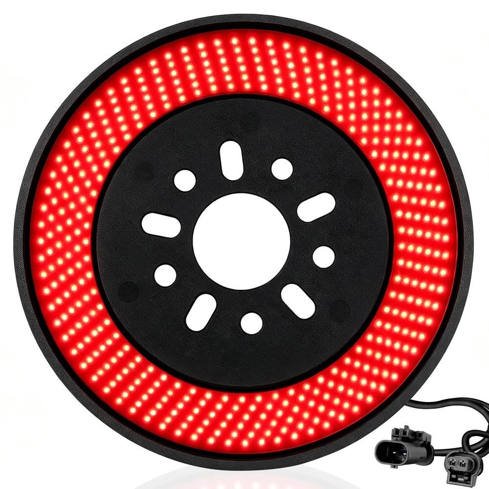 2018-2025 Jeep Wrangler JL JLU Spare Tire Brake Light 405 LEDs Super Bright