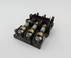 Square D Fuse Holder W/ Bussmann Buss NON 40 250V Fuses