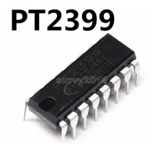 5PCS PT2399 DIP-16 Audio Digital Reverb Processing Circuit Chip IC