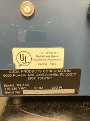 CUDA Universal dual quartz halogen fiber optic light source M2-150