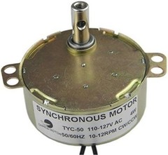 TYC-50 110V AC Permanent Magnet Synchron Motor, 10/12 RPM CW/CCW Electric Motor