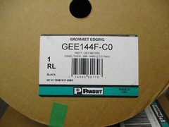 Panduit GEE144F-C0 100 ft Adhesive Lined Grommet Edging – NEW