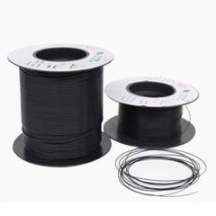 Black PTFE Tube/Tubing Rigid Pipe Pipes 600V Heat Temp 260℃ ID 1-8mm OD 2-12mm
