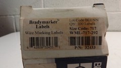 Brady WML-717-292 Wire Marking Label 32433 3TP78 (Pack of 100)