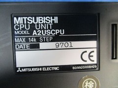MITSUBISHI PLC CPU MODULE CARD A2USCPU 14k STEP 90DAY WARRANTY