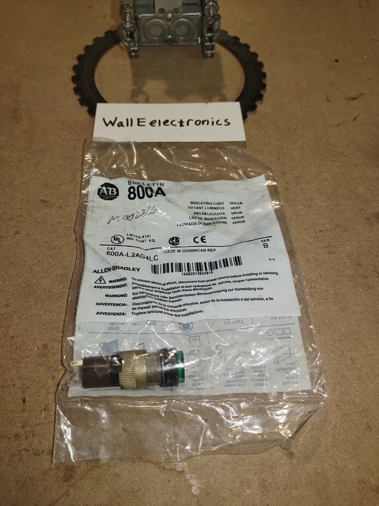 800A-L2AG4LC Indicating / Indicator Light Green Allen Bradley L2AG4LC Series B