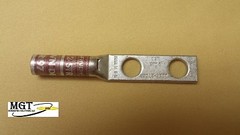 BURNDY / YAZ2C2TC38 / 2AWG / 2 HOLE / 3/8 STUD / 1″ CENTER