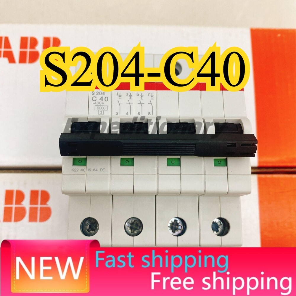 1PCS NEW S204-C40 4P 40A air switch ABB US Free TAX
