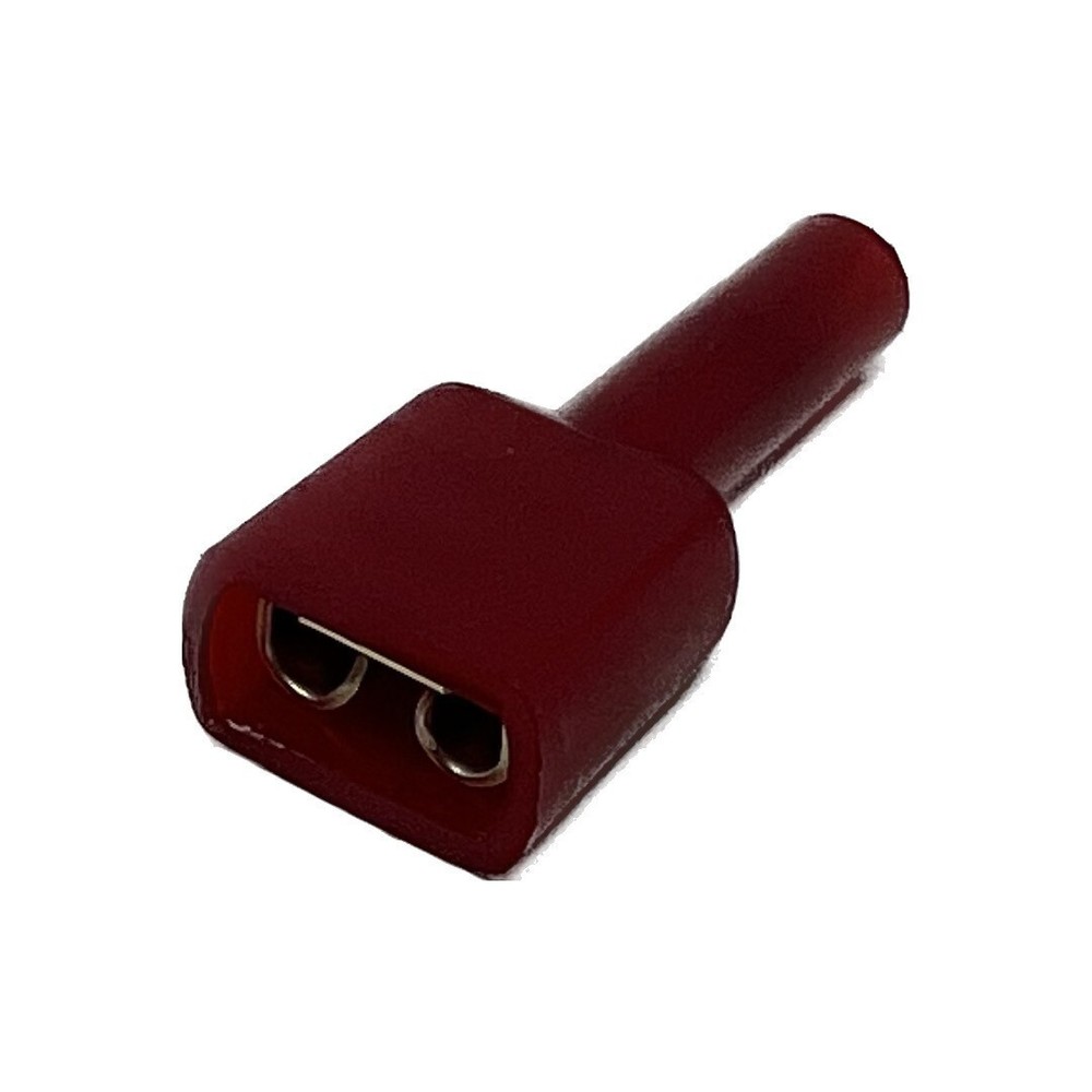 SO5077 (100pcs) Fem. Fully Insulated Terminals 22-18g wire, .25 stud/tab.