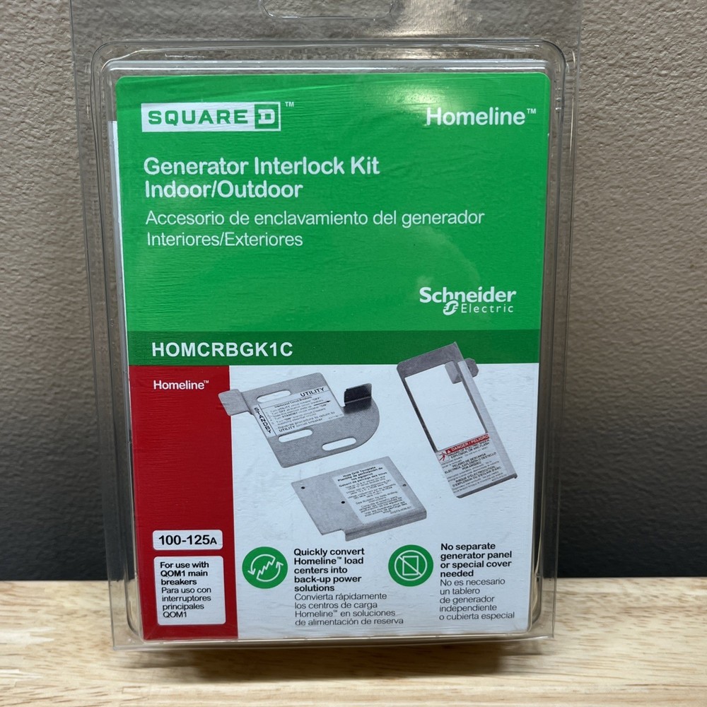 Square D 1-in Generator interlock kit – HOMCRBGK1C