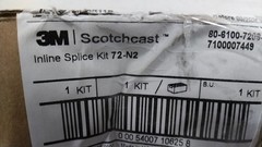 3M 72-N2 10 to 22 AWG 1,000V Maximum Voltage Resin Compound Splice Kit
