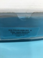 LAM 715-011909-501 PLATE, UPPER ELCTDRODE 8″ POLISHED CAPTIVE, 123497