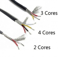 2/3/4/5 Cores UL 2547- 28/26/24/22AWG Shielded Cable Audio Headphone Signal Wire