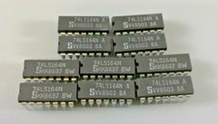 (LOT OF 10) SIGNETICS 74LS164N 14PIN-DIP 280-22001-249