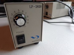 Hayashi LP-2820 Light Source W/LED fibre optic ring light TKG 400-800