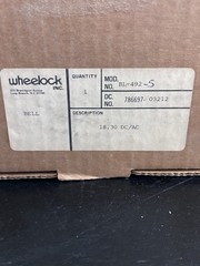 Wheelock BL- 492 S Indoor Outdoor 4 Inch Modular Bell Silver 18-30VDC/AC NOS
