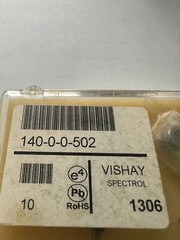 Vishay Spectrol 140-0-0-502 Potentiometer Wirewound 1 Turn 5K Ohms Black – NEW