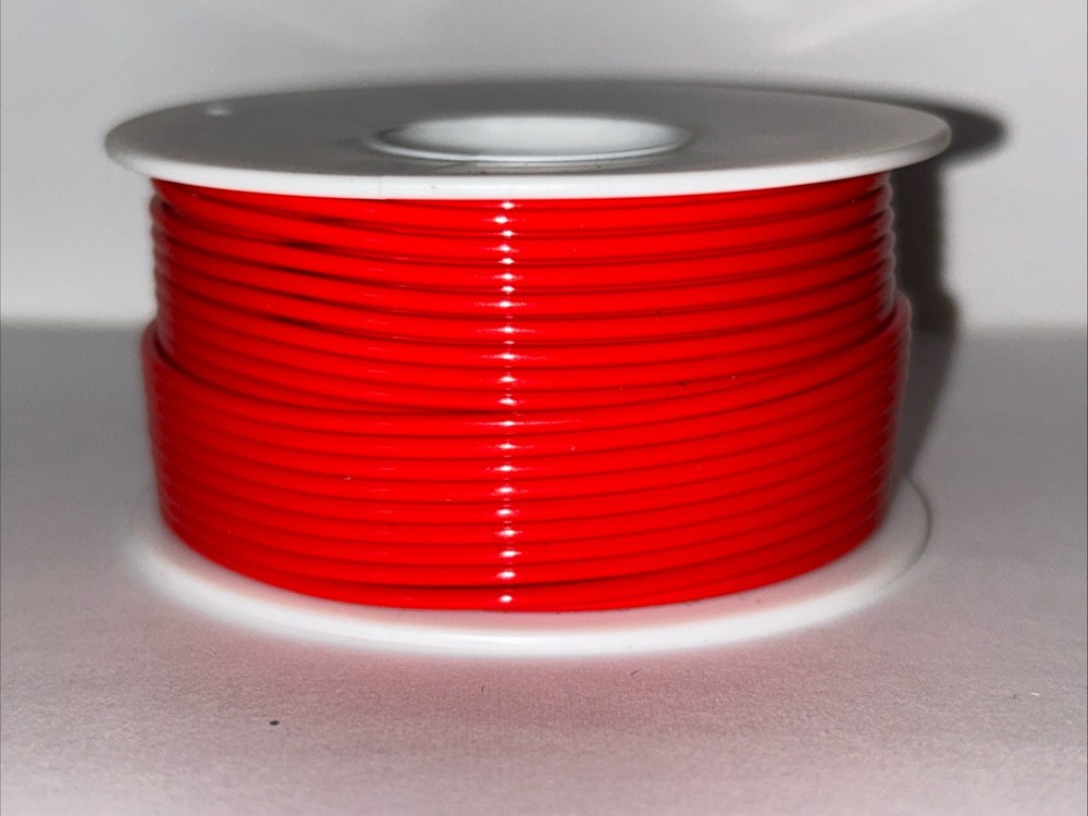Ico-Rally STS-20 Red Teflon Tubing Size 20 “Standard Wall” 100 ft. Spool