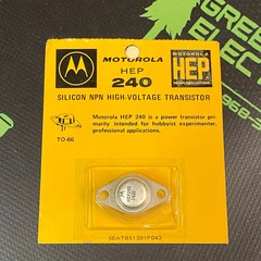 HEP240 – MOTOROLA – Silicon NPN Transistor High Voltage Power Output NTE124