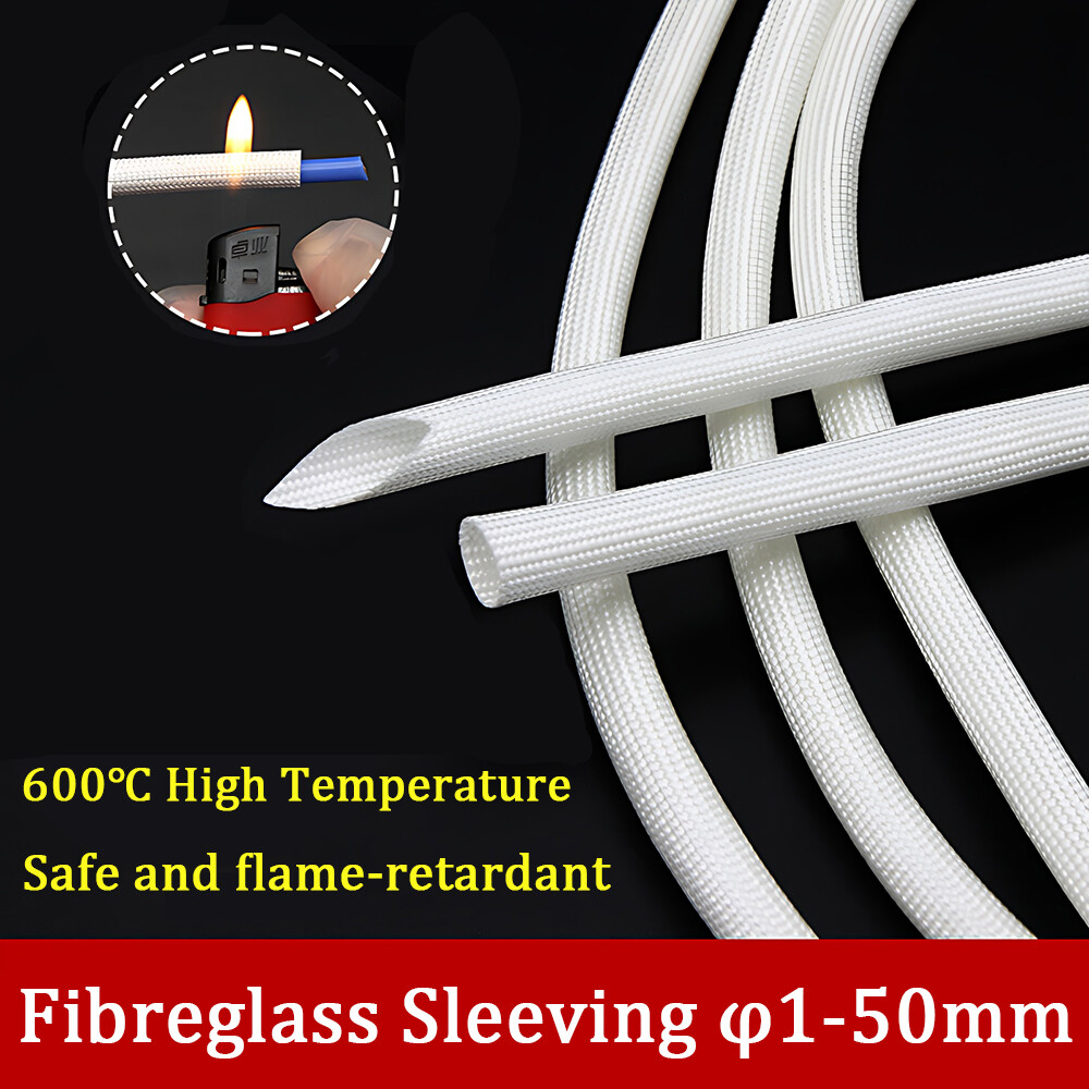 Fibreglass Sleeving Wire Cable Insulating 600℃ High Temperature Fiber Glass Tube