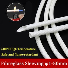 Fibreglass Sleeving Wire Cable Insulating 600℃ High Temperature Fiber Glass Tube