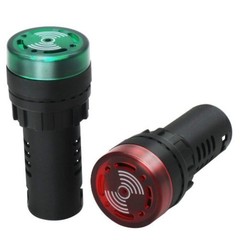 AD16-22SM-RGY110V 22mm Buzzer 110V 120V LED Indicator Light Flash Alarm Beep