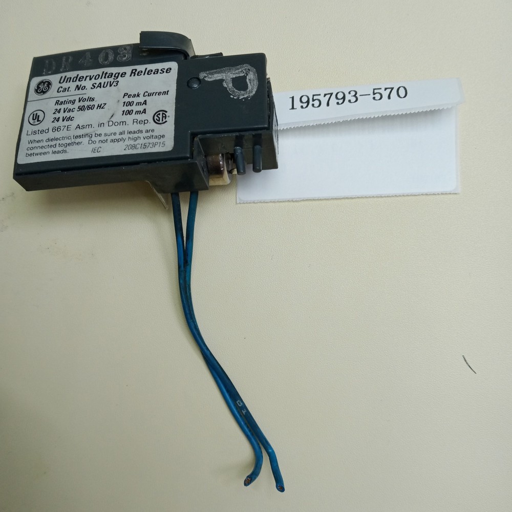 GE Undervoltage Release SAUV3