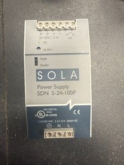 SOLA 24VDC 5 Amp Power Supply SDN 5-24-100P 115-230VAC