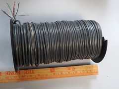 500ft-Carol E2034S Wire 18 gauge 4 conductor -Shielded Sound/Security Cable Gray