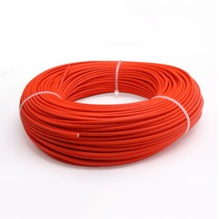 Silicone Rubber High Temp 250℃ Cable Fiberglass+Resin Braided Tinned Copper Wire