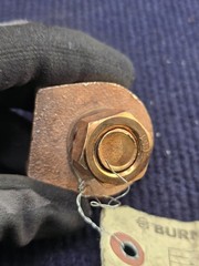 Burndy GZ26-58: 3 to 2/0 AWG Str, 5/8 Stud, Mechanical Grounding Connector