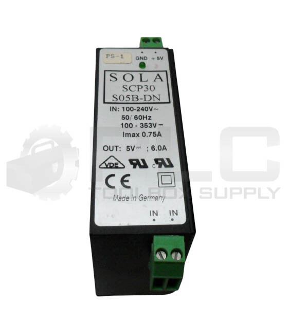 SOLA SCP30 S05B-DN POWER SUPPLY 100-240V 50/60HZ 0.75A