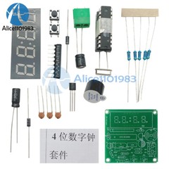 4 Digit Electronic Clock Electronic Production DIY Learing Kit For Arduino DIY