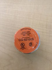 APPLETON CG-62100S CORD GRIP RANGE 0.625-0.750 – Qty 120