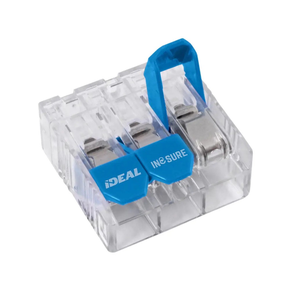 Ideal 30-10L33 In-Sure Lever Connector 10AWG, L33, 3-Port, Pack of 75