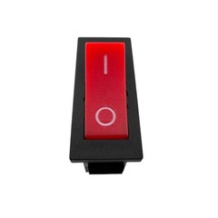 SOKEN RK1-15 Red Rocker Switch 2 Positions 2-Pins 16A 250VAC