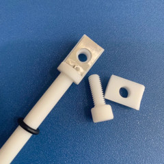 1Pcs Platinum Electrode Clip PTFE Working Electrode holder Purity 99.99 JJ110