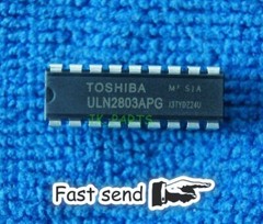 20pcs ULN2803A ULN2803APG ULN2803 TRANSISTOR ARRAY-8 NPN THOSIBA DIP-18