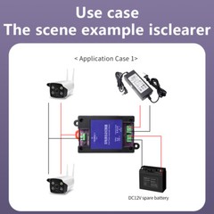 DC 12V Dual Power Automatic Switcher UPS Emergency Power Failure Transfer Switch