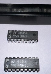 National Semiconductor MM2114N-3L integrated circuit 4K static RAM New Lot of 2