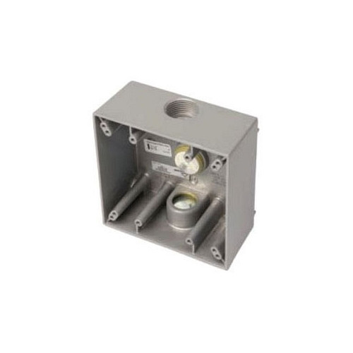Edwards Signaling 449, Aluminum, Weatherproof Back Box for Vibrating Bell, 1 pc