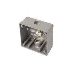 Edwards Signaling 449, Aluminum, Weatherproof Back Box for Vibrating Bell, 1 pc