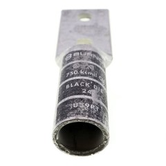 BURNDY YA392N 2-HOLE HYLUG CONDUCTOR LONG BARREL TERMINAL, 750-KCMIL, COPPER